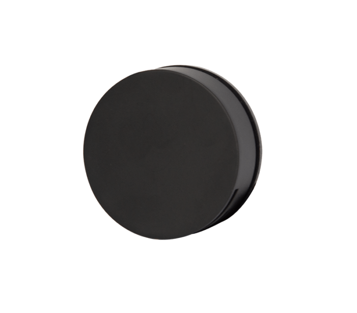 Round Bath Filler/Overflow Black | Plumbing Spares