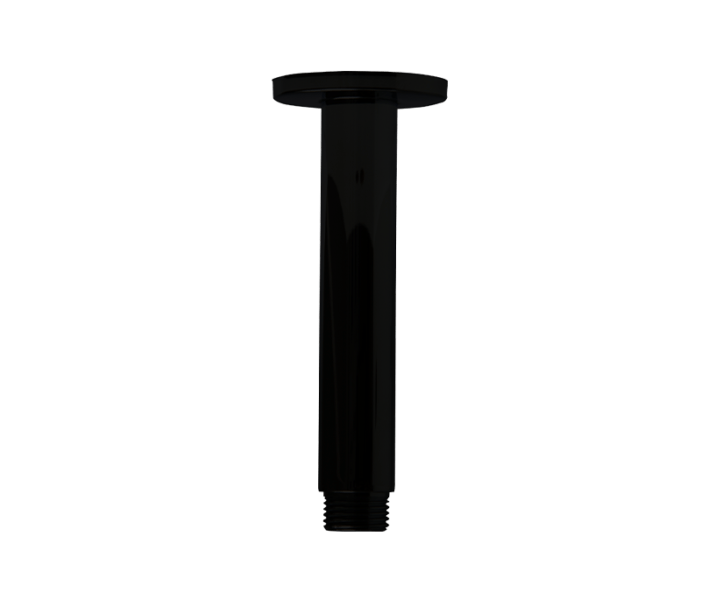 Vertical Shower Arm Black – 150mm | Shower Arms