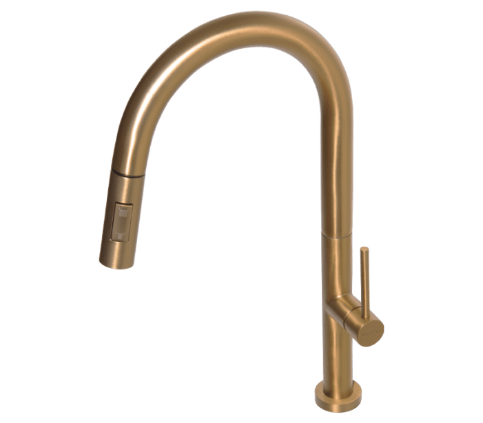 Pull Out Sink Mixer Tap | Neo Brushed Brass Pull Out Sink Mixer Tap | Neo Brushed Brass