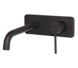 Basin Concealed Mixer Tap with Spout | Neo Black