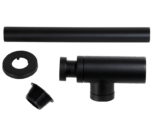 Round Bottle Trap Black | Plumbing Spares