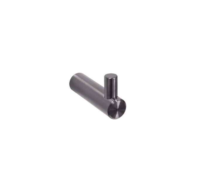Single Robe Hook – Gunmetal | Sage Accessories