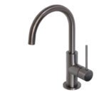 Gooseneck Basin Mixer Tap | Lace Gunmetal