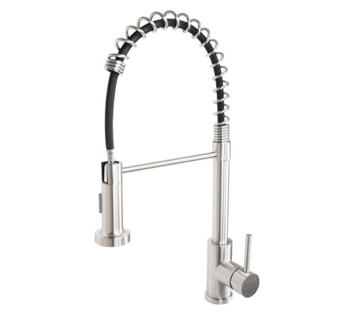 pullout-sink-mixer-moon-brushed-stainless-steel-blutide Pullout Sink Mixer Tap | Moon Brushed Stainless Steel