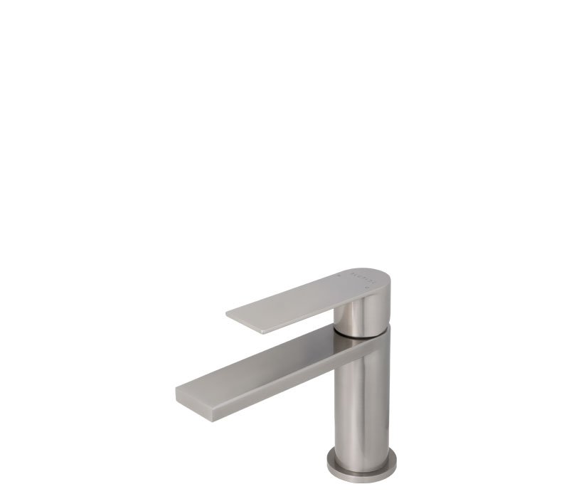 Guest Basin Mixer Tap | Silk Brushed Stainless Steel