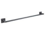 Square Single Towel Rail 600mm Gunmetal | Mint Accessories