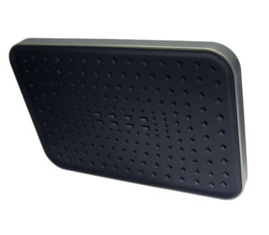 Rectangular Shower Head 200x300 Gunmetal | Shower Roses
