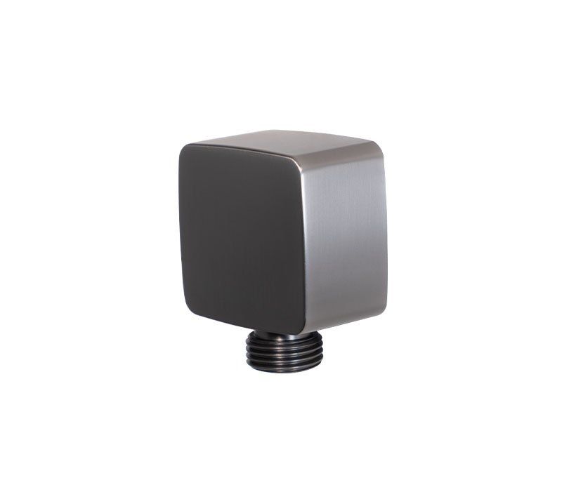 Square Wall Outlet Gunmetal | Showers Miscellaneous