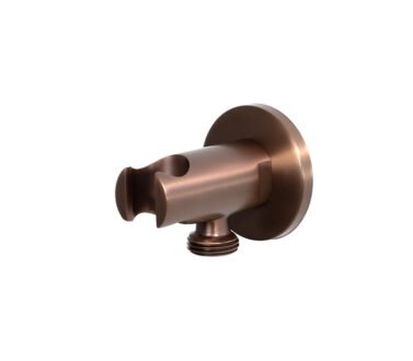 Round Outlet Brushed Bronze | Showers Miscellaneous