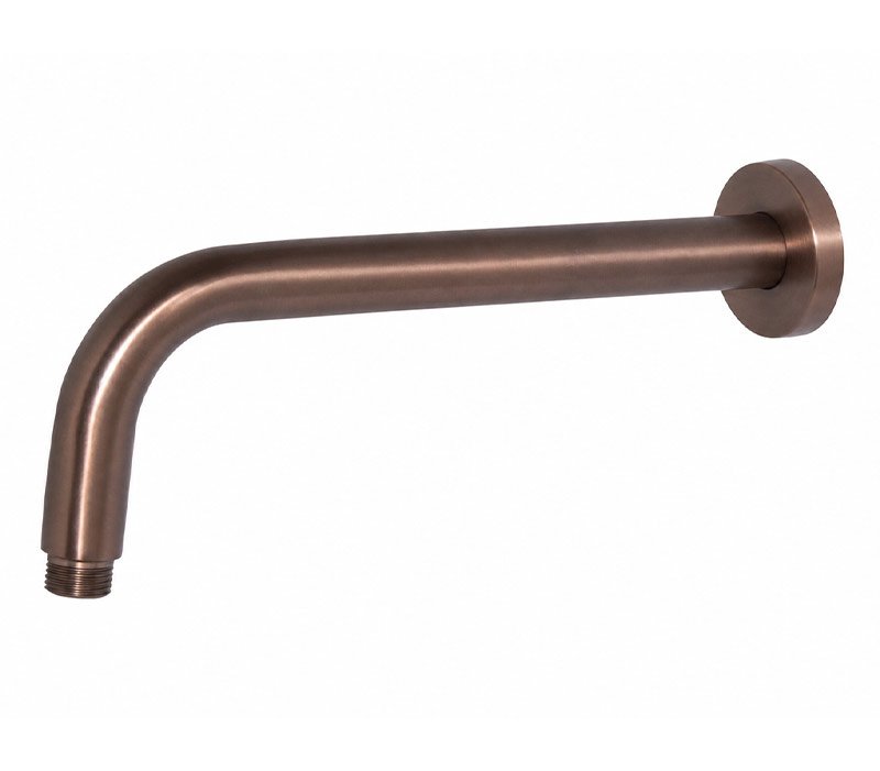 Shower Arm Round Brushed Bronze - 300mm | Shower Arms