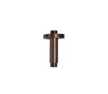 Vertical Shower Arm Brushed Bronze 100mm | Shower Arms